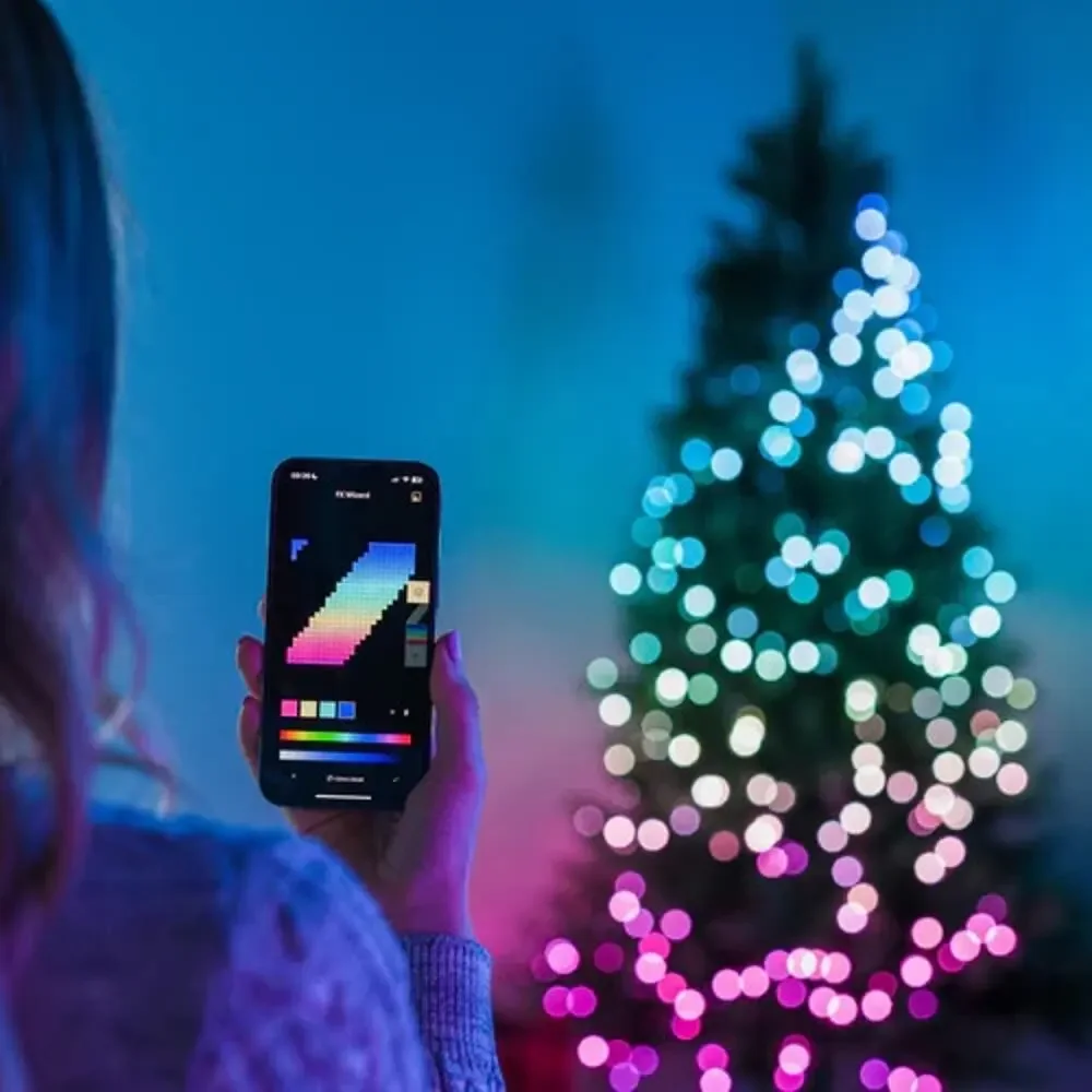 Twinkly 6Ft Prelit Regal Tree 435 RGB LED - Ecomm